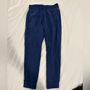 Cherokee men’s medium navy blue jogger style short length scrub bottom.